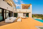 Chania MIT BESICHTIGUNGSVIDEO! Neubau-Projekt ohne Grundstück zu verkaufen: Spektakuläre Villa in den Hügeln Kretas Haus kaufen
